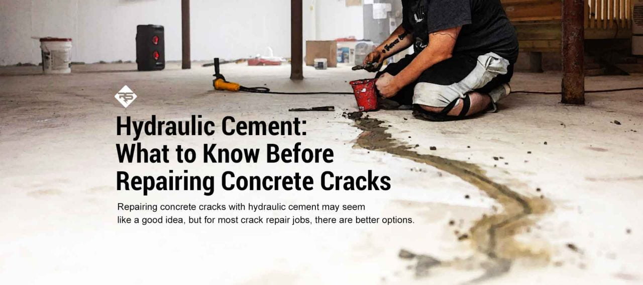 Stop Repairing Concrete Cracks With Hydraulic Cement Here S Why