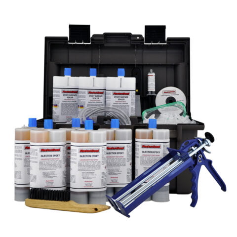 Foundation Crack Repair Kits - Stop Water Leaks Permanently