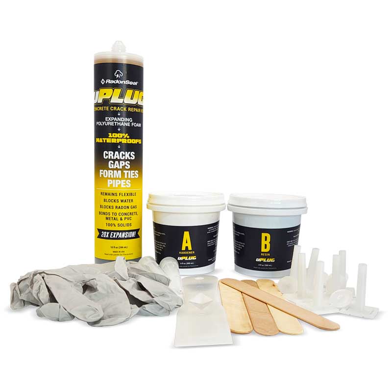 uPlug Concrete Crack Repair Kit | 5-ft