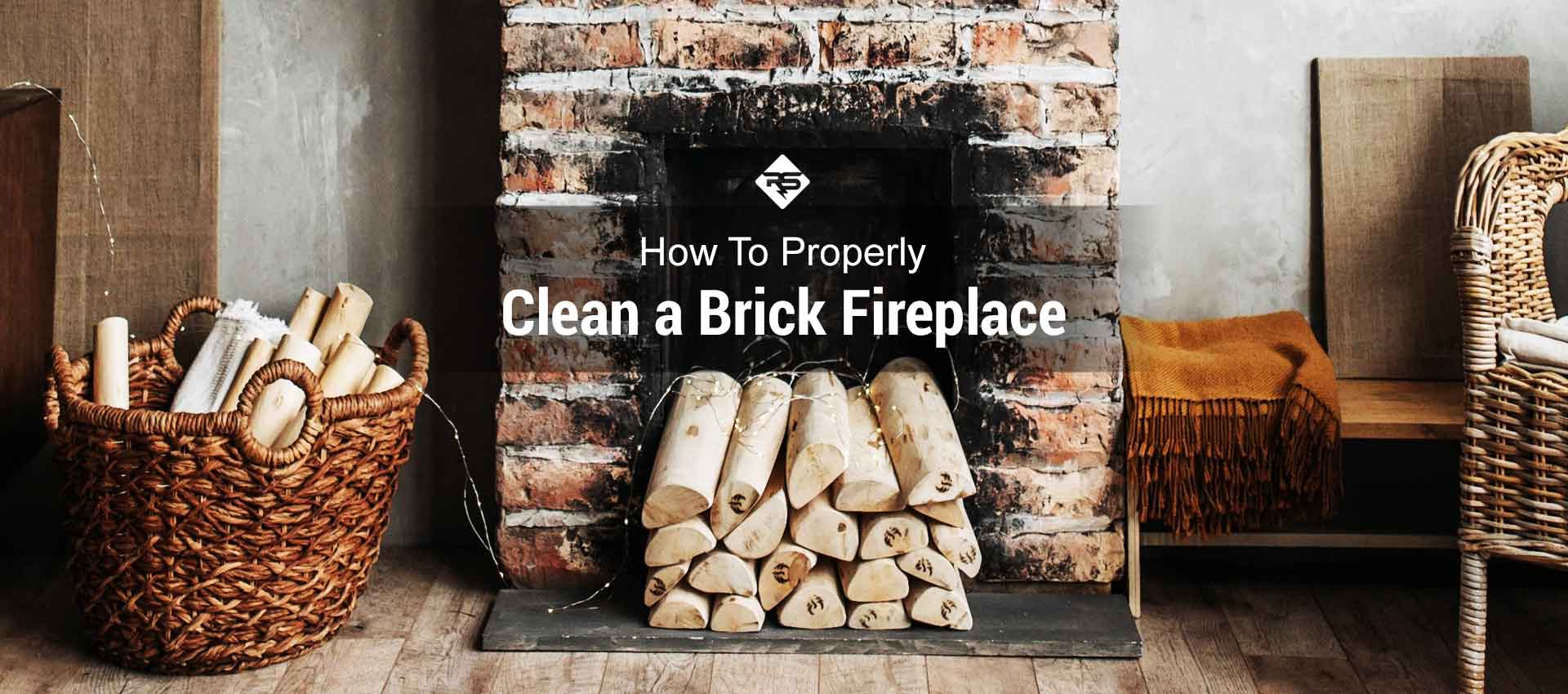 How To Clean a Brick Fireplace