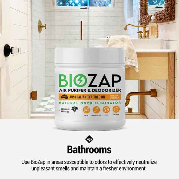 BioZap Air Purifier & Deodorizer - Bathrooms