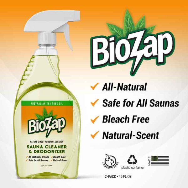 BioZap Sauna Cleaner & Deodorizer